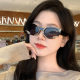 2025 New Vintage Snake Cat's Eye Sunglasses Women's Summer Sunglasses European and American Large Hot Girl Sunglasses