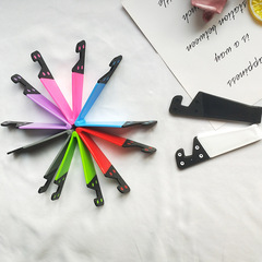 V形手機支架印刷LOGO 手機平板摺疊支架懶人桌面支架 三角V型支架