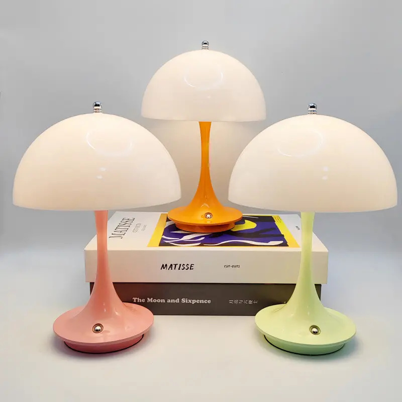 Mushroom Lamp Cream-Colored Small Waist-Shaped Flower Bud Lamp USB Rechargeable Table Lamp Bedroom Bedside Decoration Atmosphere Night Light Mushroom Lamp Cream-Colored Small Waist-Shaped Flower Bud Lamp USB Rechargeable Table Lamp Bedroom Bedside Decoration Atmosphere Night Light