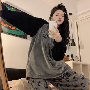 hellokitty�P��؈ɺ���q�Ӻ�˯��Ů�ﶬ�����m�q��ů�Ҿӷ��ɼ���