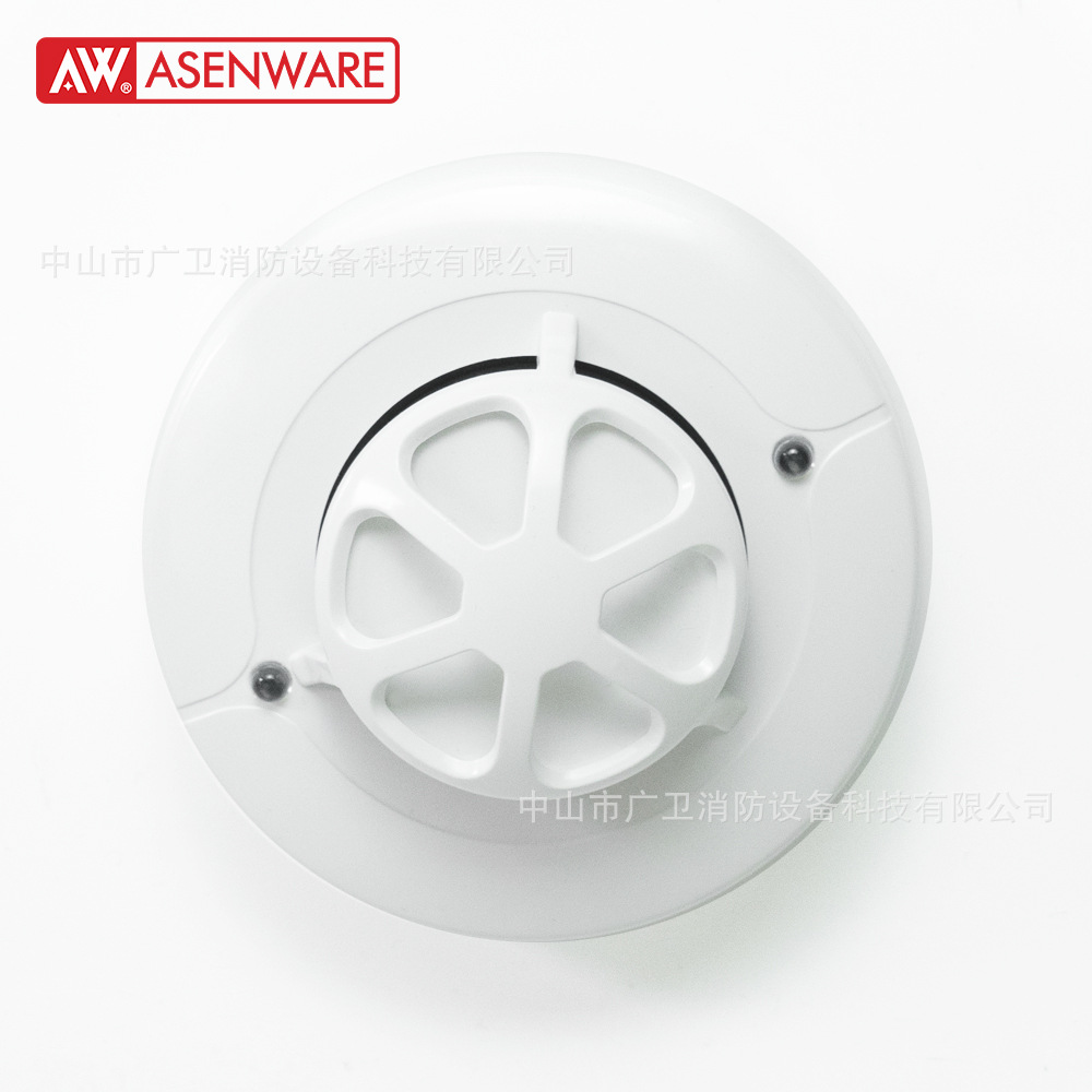 2线 24V 可寻址烟温复合型探测器 2合1探头消防报警系统  厂家