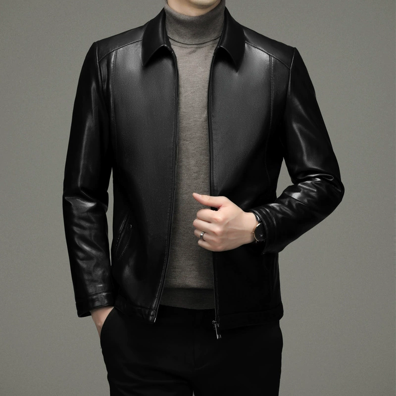 Demi-season jacket, for middle age, increased thickness, wholesale