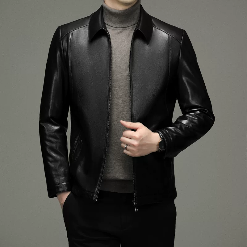 Demi-season jacket, for middle age, increased thickness, wholesale