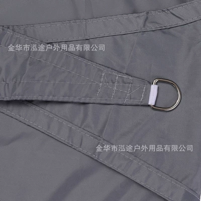Cross-border Hot-selling Outdoor Triangle Sunshade Sail Waterproof Sunshade Sail UV-proof Four Corner Sunshade Canopy Awning (Avtomobil yan çətirləri) - gray-420d-oxford-cloth-1x-15m-square