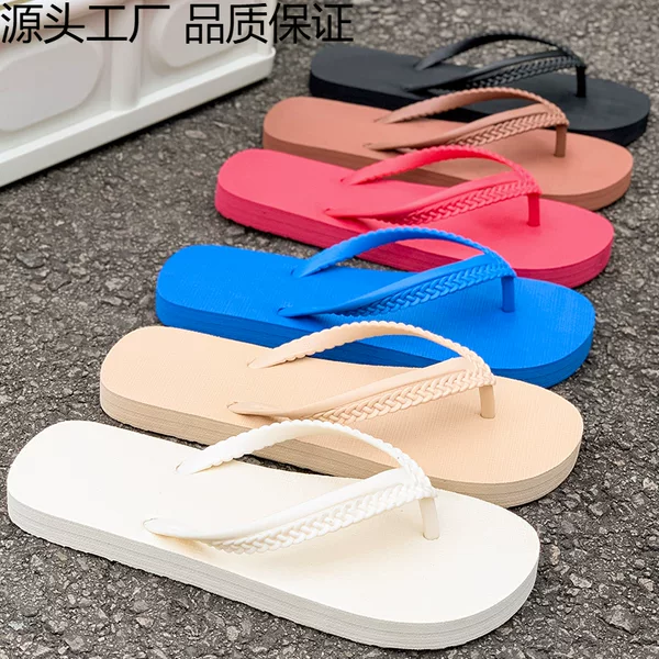 New wear-resistant summer 2026 beach flip-flops for women, slip-resistant outdoor sandals