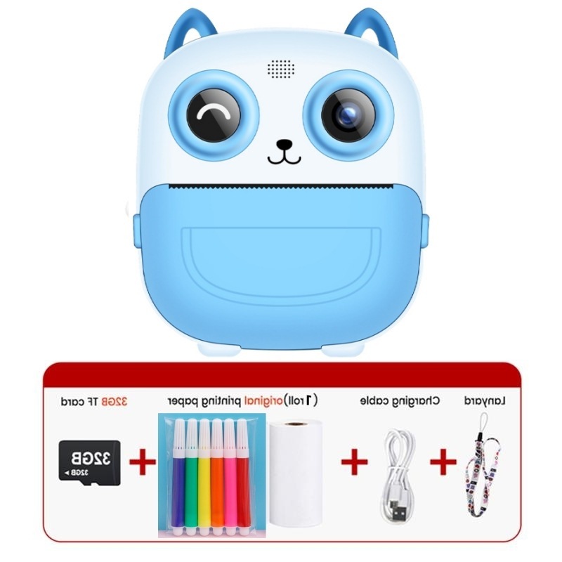 Cámara Polaroid Infantil S5 con Conexión Bluetooth e Impresión Térmica