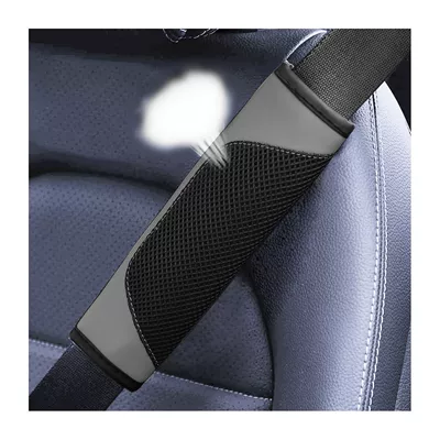 Belt Protective Cover Multifunctional Car — Seat belt shoulder pad - grey-2175