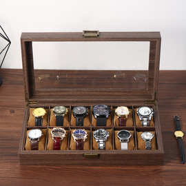 手表收纳盒高档多只放手表的盒子单只装3位5位手表饰品收纳盒创意