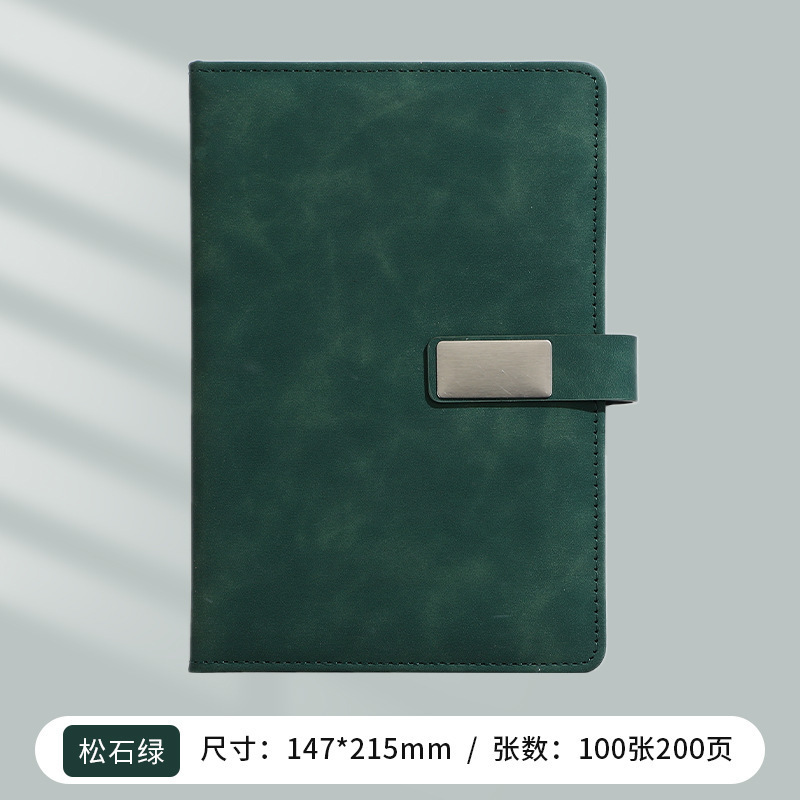 a5搭扣笔记本可印logo记事本礼盒套装皮面企业办公会议记录本商务|undefined