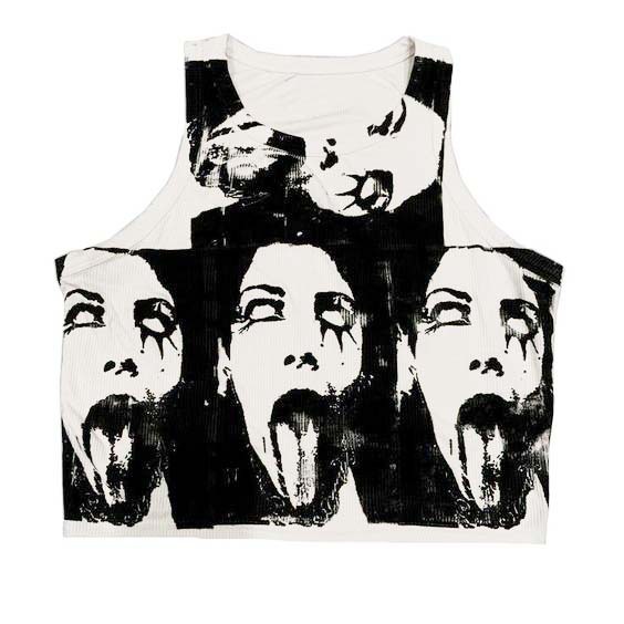 Women's Vest Tank Tops Printing Vintage Style Printing display picture 3