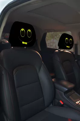 Emoticon Car Pillowcase, Elastic | Universal seat cover - 16-double-sided-printing-1pc-26cm28cm