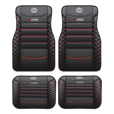 Mat Carpet Carpet Four-piece | Avtomobil döşəmə paspasları - dsn-foot-pad-90-3344-two-piece-set