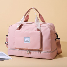 旅行包可折叠登机包时尚单肩大容量出差短途行李袋健身收纳包批发