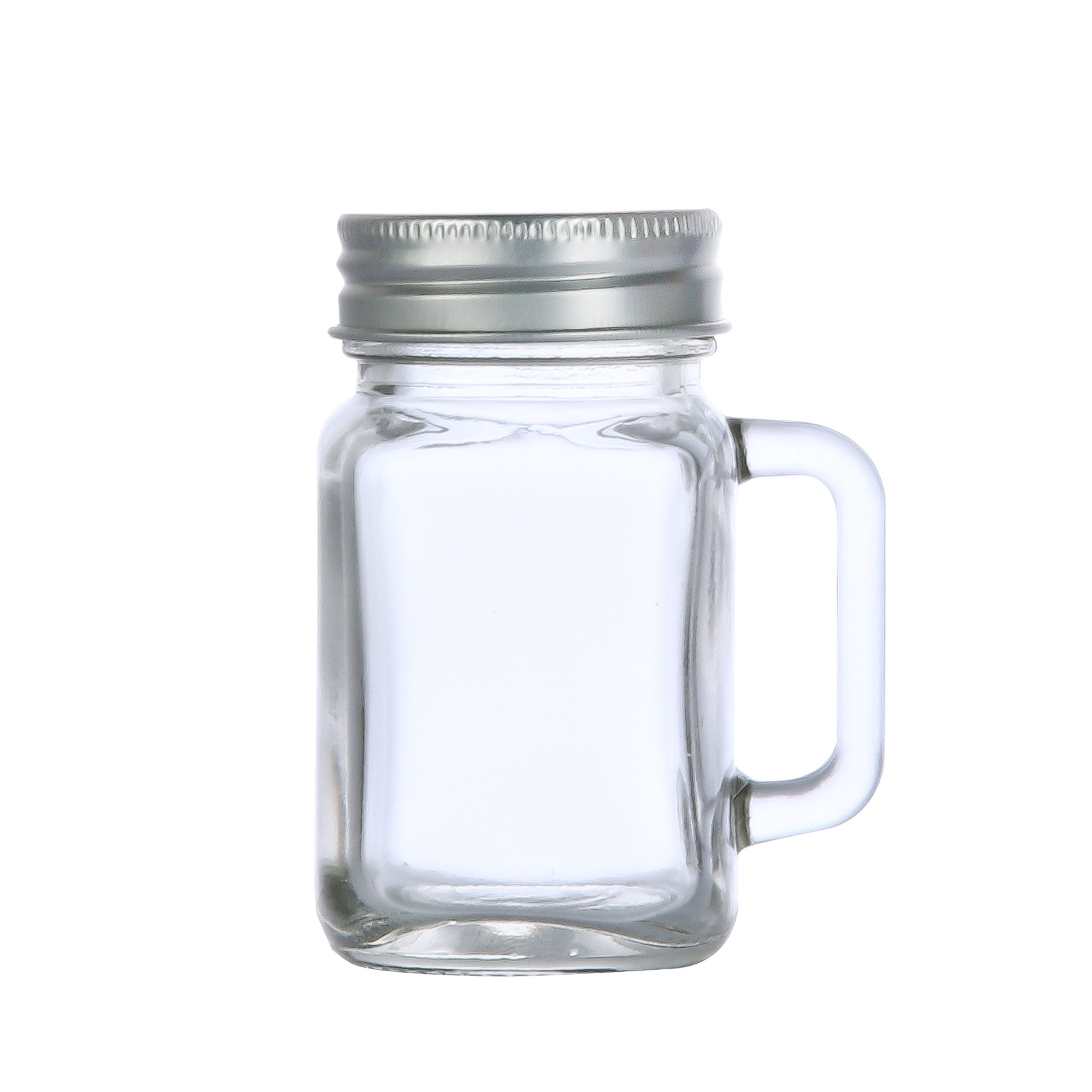 Amazon Mini Glass 40ml taza de mango café concentrado mermelada botella dividida muestra botella vacía taza Mason