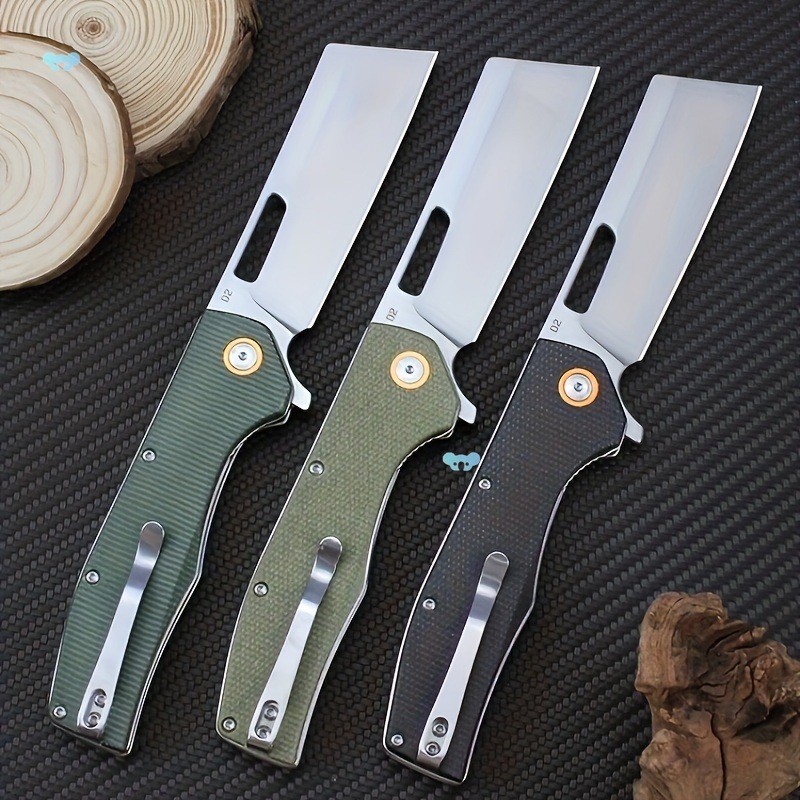 Original Folding Knife D2 Blade Micarta Handle Pocket Knife|undefined