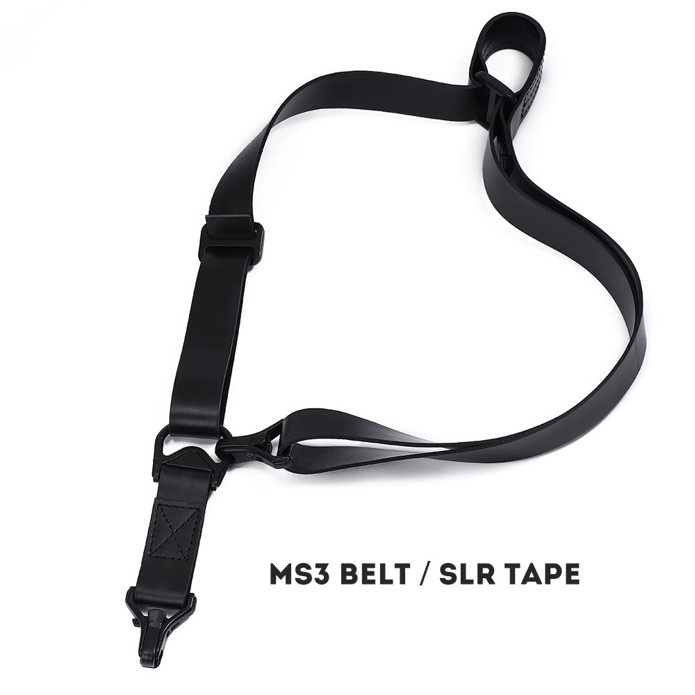 Открытый трансграничный металлический Пряжка MS3 Тактический ремешок из натуральной воловьей кожи многоцелевой одноточечный двухточечный ремешок веревка для охотничьего ружья