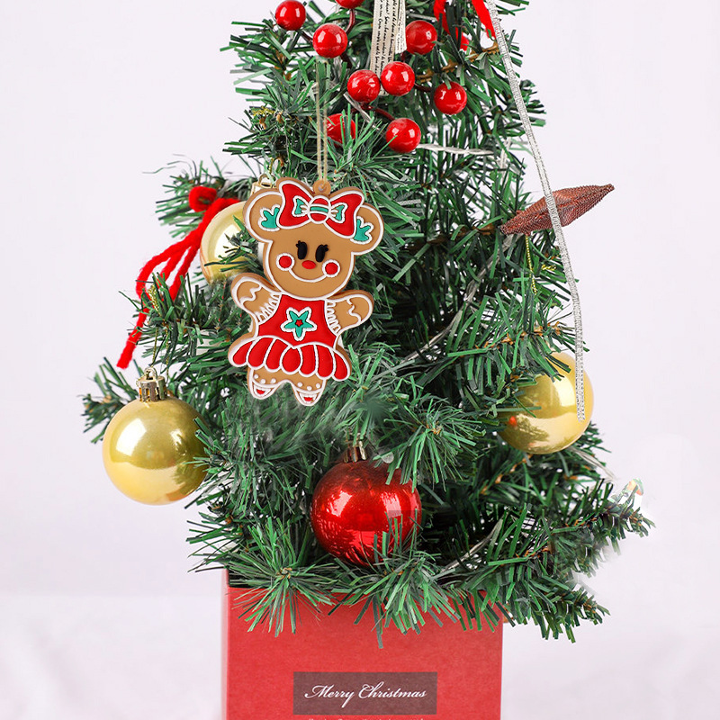 クリスマスツリー装飾ペンダントクリスマスジンジャーブレッドマンオーナメントジンジャーブレッドマンテーマパーティーハンギングペンダントギフト|undefined