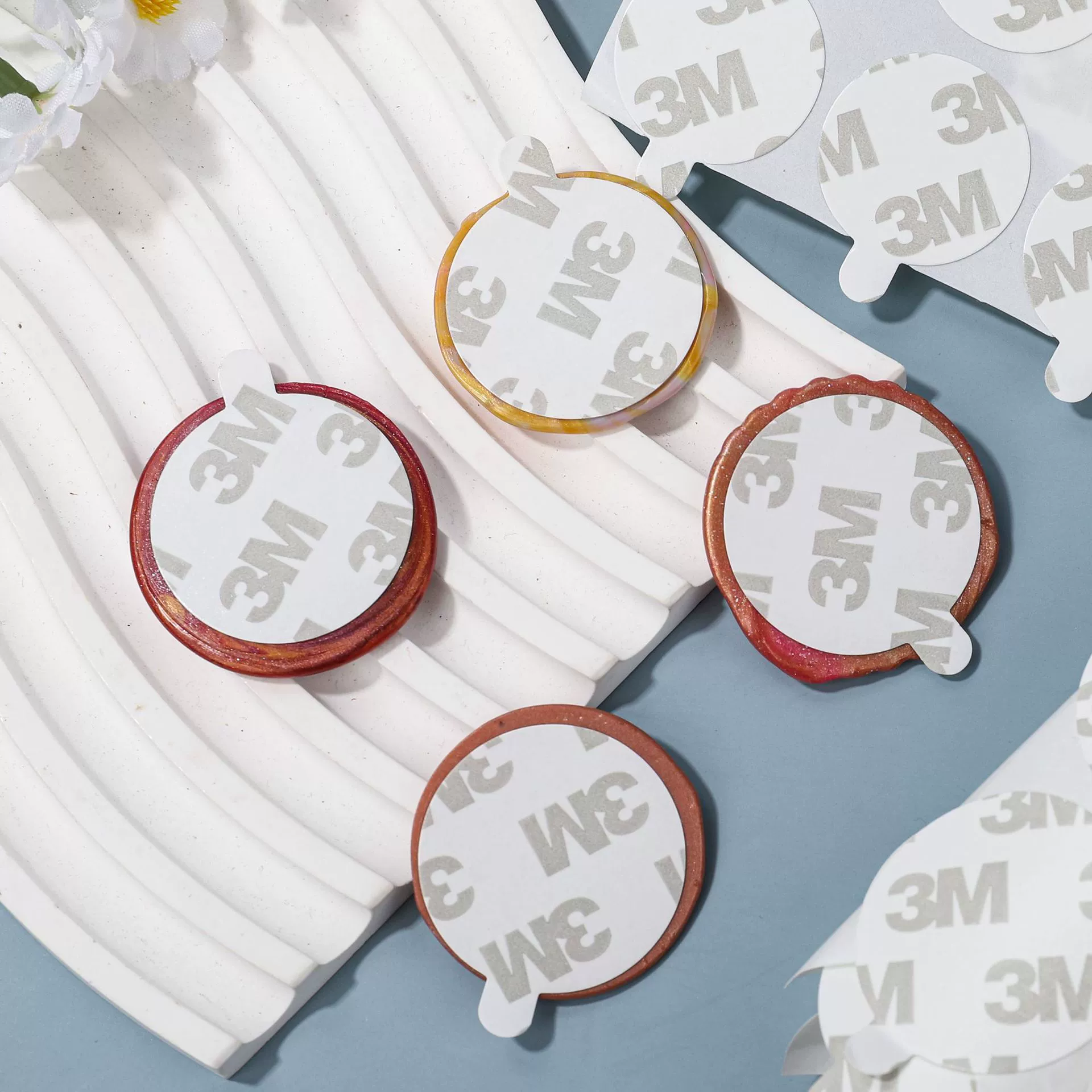 Круглая задняя клейка огненная краска наклейка двухсторонняя наклейка на конверт печать DIY инструмент огненная печать оптом