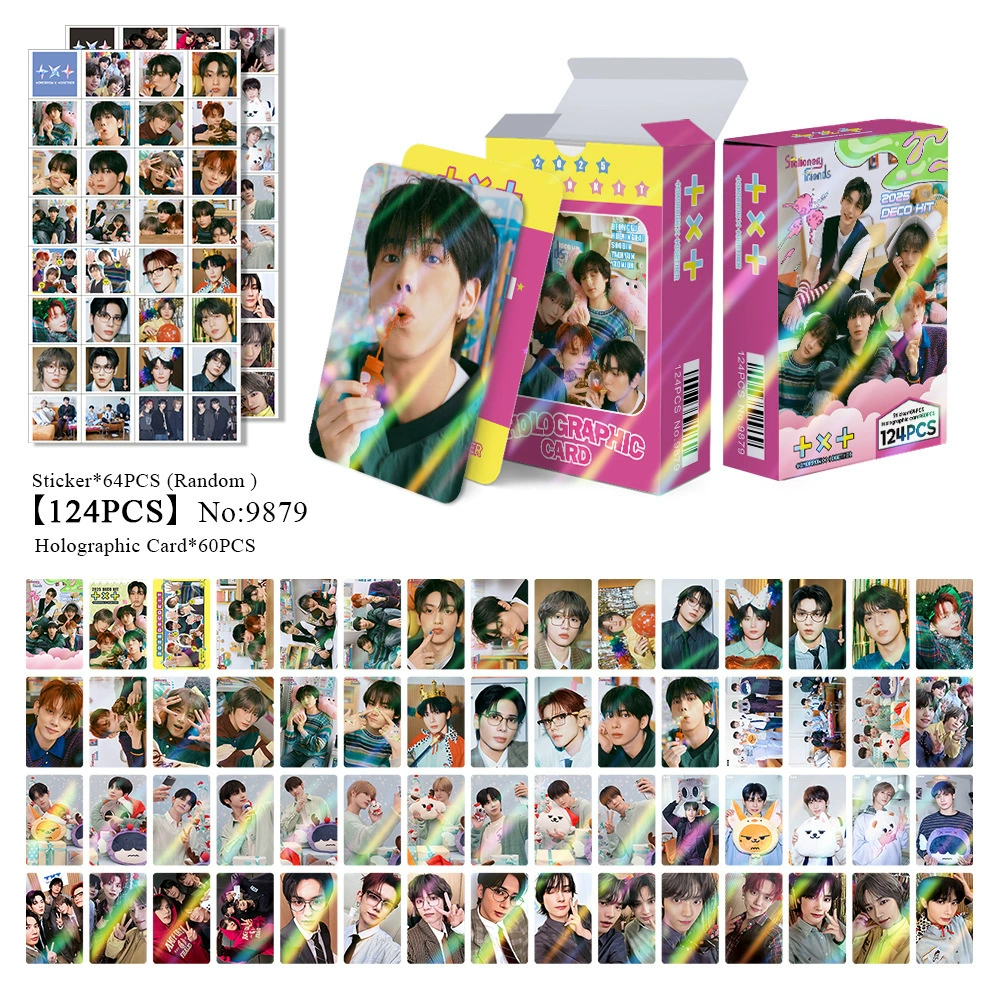 New Model Exclusively for Foreign Trade: 124 Holographic Cards, Total Chain Gidle Str Bptwice Celebrity Merchandise Lomo Small Cards
