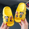 Children's cartoon cute slippers indoor, non-slip slide for boys, soft sole