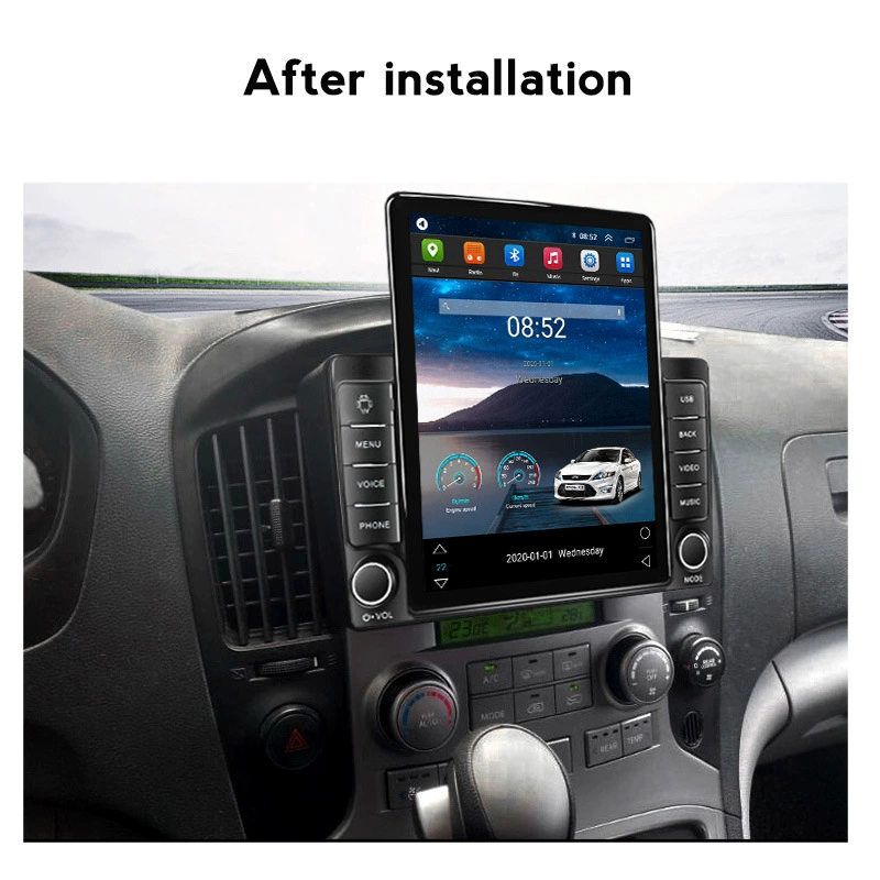 Подходящий для Hyundai H1 2007-2015 Hyundai H1 каменная стела вертикальный экран, автомобиль несет Android умный навигатор