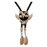 Европейский и американский воротник Веревка поло TIE мужской BOLO TIE горный хрусталь сова TIE лук TIE аксессуары производители оптом