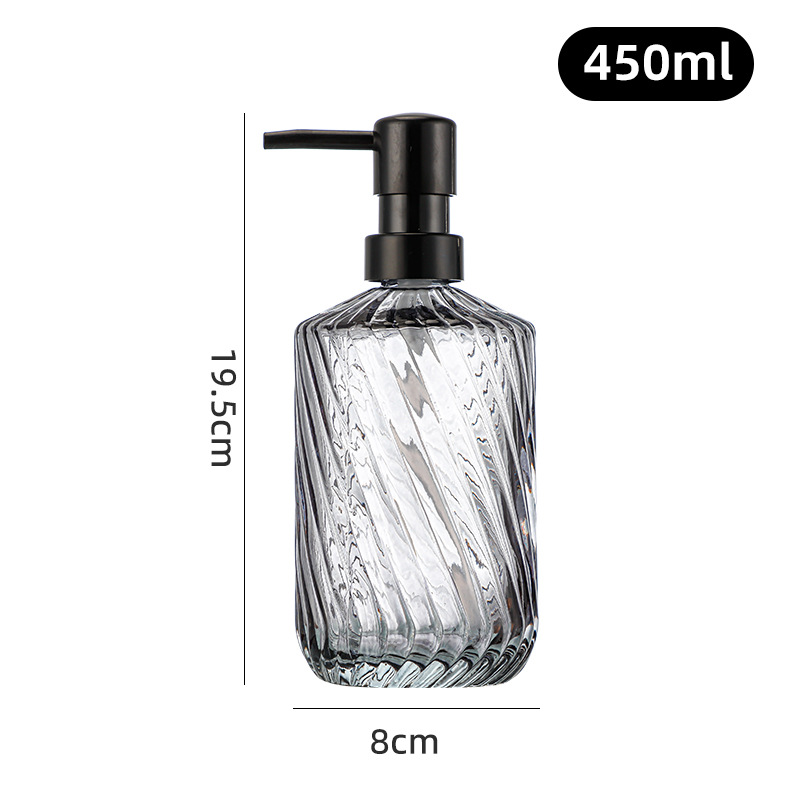 450ml; Twill gris + cabeza de bomba negra