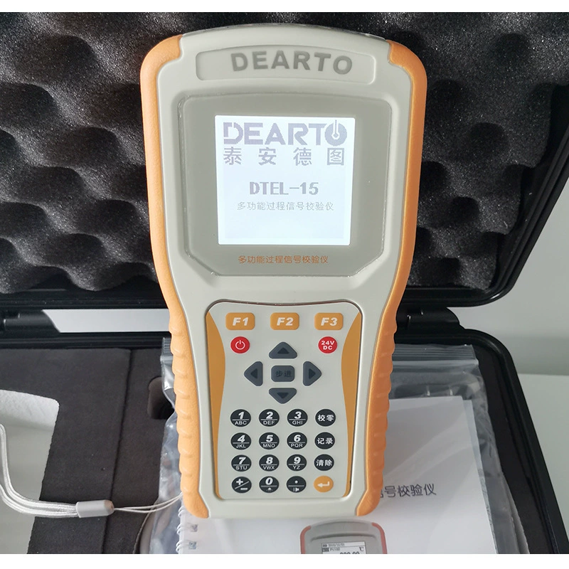Портативный полевой калибратор DTEL-15 с точностью 0,02 и большим цифровым дисплеем