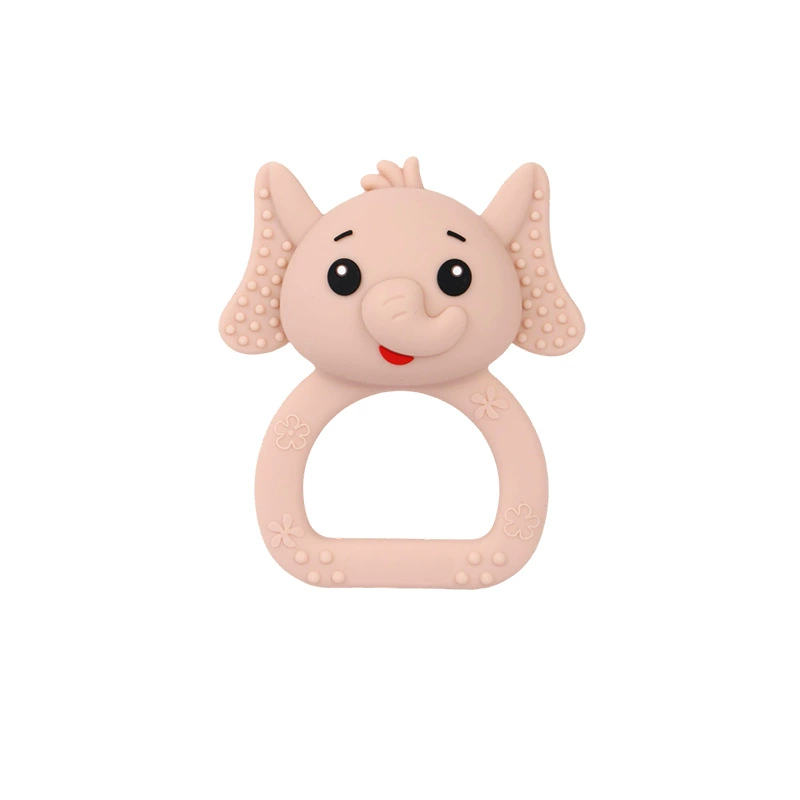 Children's silicone beanbag, appeases handheld teether for correct bite, toy, 0-2 years