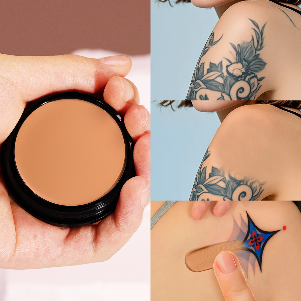 Ytruns Full Coverage Concealer - Waterproof Matte Suitable for All Skin Tones Long-Lasting Multi-Color Plant Squalane