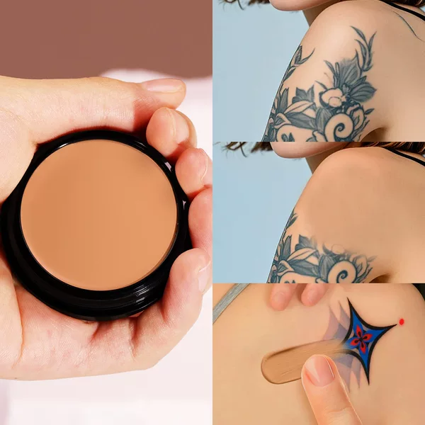 Ytruns Full Coverage Concealer - Waterproof Matte Suitable for All Skin Tones Long-Lasting Multi-Color Plant Squalane