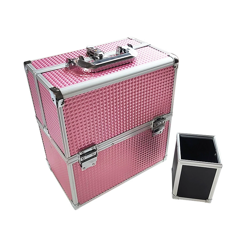 Capacious storage system, handheld suitcase for manicure