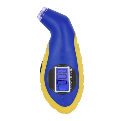 Car Tire Pressure Gauge, Air pressure gauge/tire pressure gauge - gl-0812-blue-yellow