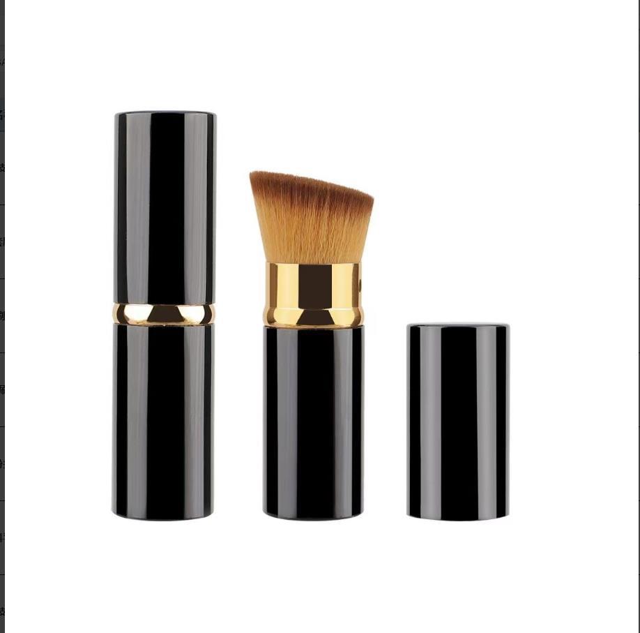 Cepillo telescópico de cabeza plana oblicua, oro negro.