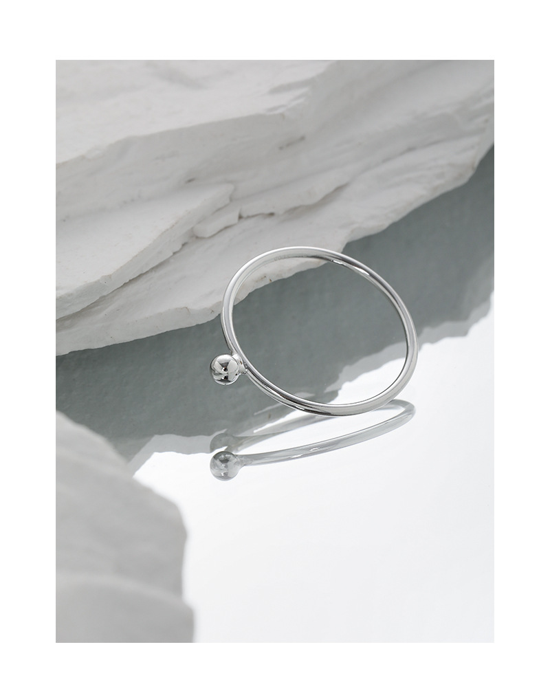 Fashion Geometric Sterling Silver Plating Rings 1 Piece