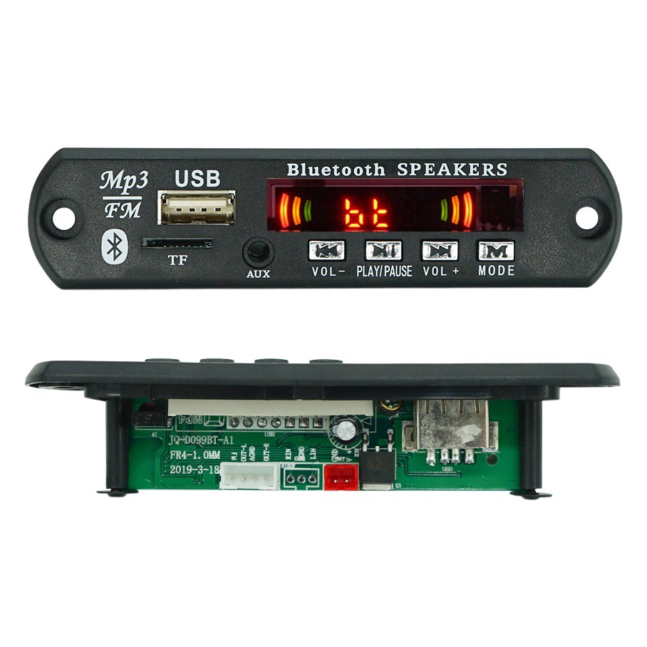 JQ Bluetooth tablero del decodificador MP3 accesorios de audio del coche con Radio FM accesorios de audio pantalla a color