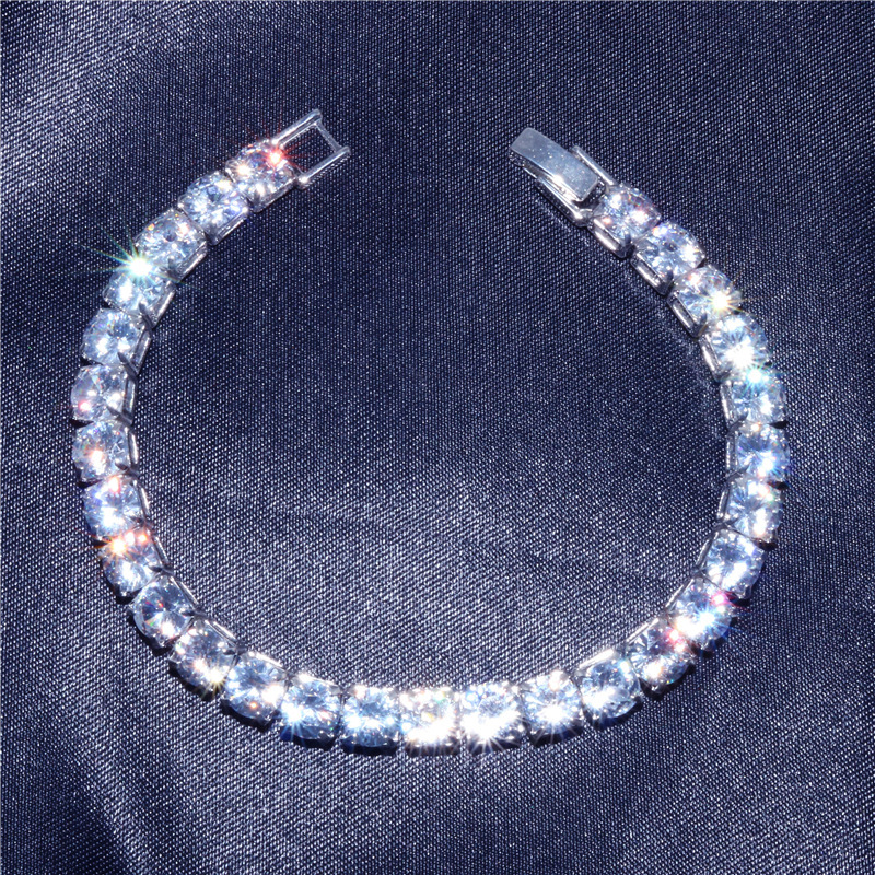 Simple Zircon Bracelet Jewelry Full Rhinestone Multi-row Bracelet Ladies Jewelry display picture 2