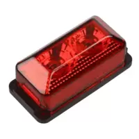 Amazon трансграничная 12 В Piranha 2LED боковой фонарь для грузовика, предупредительный сигнальный светильник, угловой светильник, контурный светильник в ступице колеса
