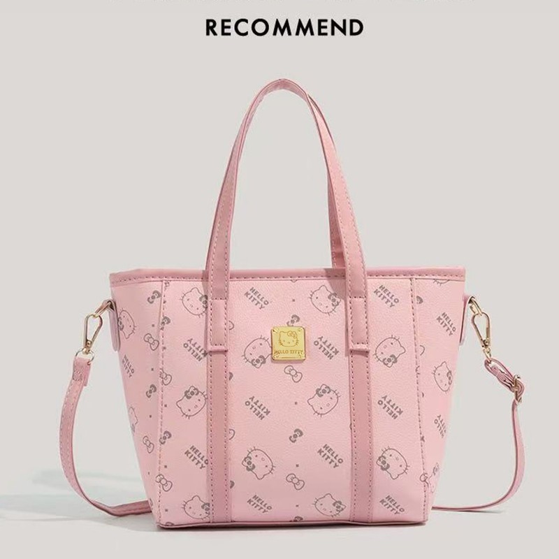 ショッピングバッグ kt プリント女性のショルダーショッピングバッグ新しいクラシックバッグポータブルトートバッグ大容量女の子|undefined
