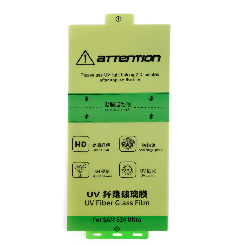 Película de hidrogel de pegamento completo de 25ultra para Samsung s23u, película de alta definición para teléfono móvil s24u, película de reparación instantánea