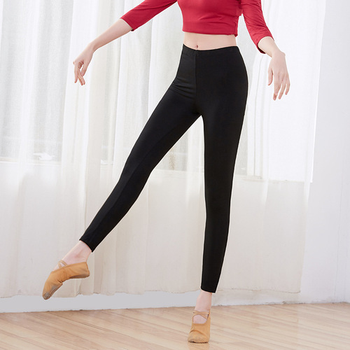 Dance pants for women, elastic body training pants, tight leggings, ballet performance pants, aerobics dance pants