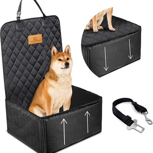 Car Passenger Pet Mat Reinforced and Thickeneded Fully Enclosed Car Seat Cushion Front Single Seat Cat and Dog Mat Car Kennel