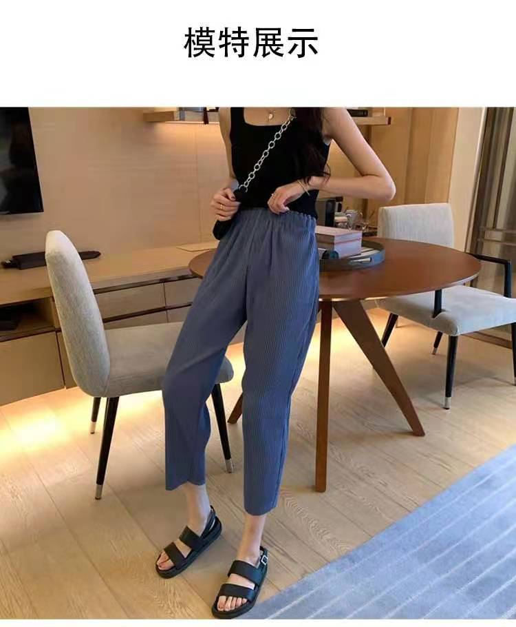 Women's Casual Solid Color Crop Pants Casual Pants display picture 1