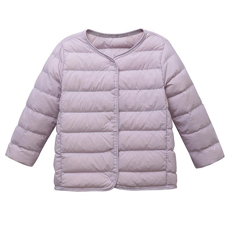 2023 Autumn/Winter New Children's Down Jacket Inner Vest for Boys and Girls Lightweight 90% White Duck Down Round Neck Warm Coat