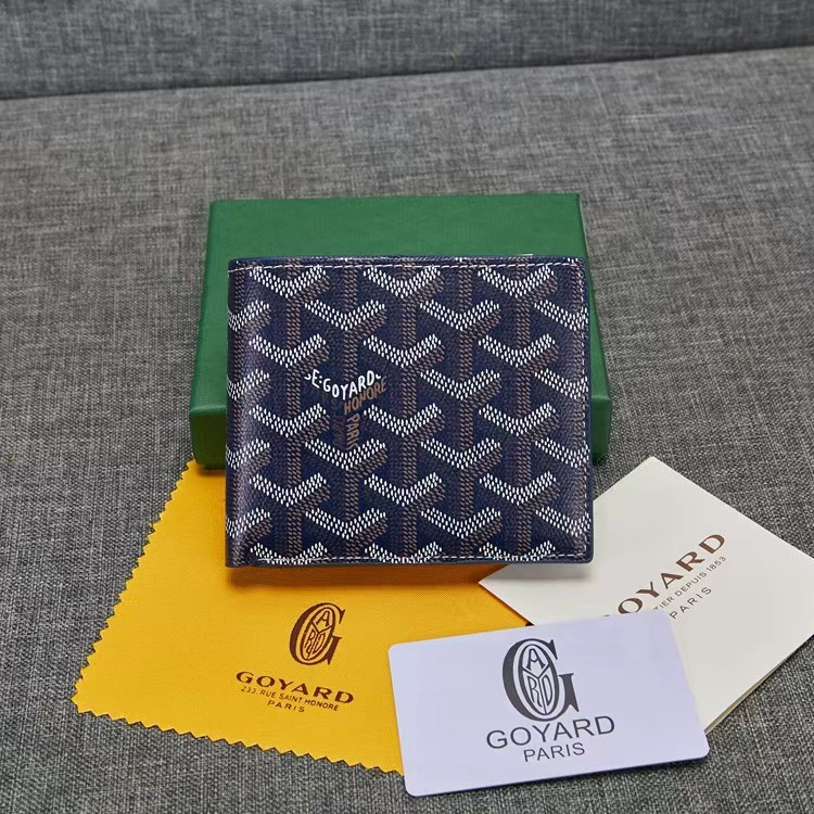 Wallet (Gaoyade Goyard) Multi-Card Bifold, Unisex, 10×11 cm, Patterned Compact