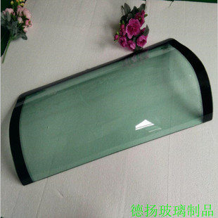 Roast duck stove bending glass oven heating stove high temperature resistant silk screen tempered glass high temperature resistant hot curved glass
