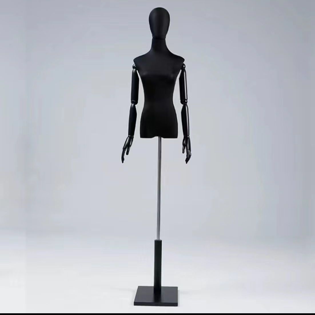 Modelo de boda accesorios ventanas de tienda de ropa de mujer en blanco y negro estante de modelo de cuerpo completo estante de exhibición de vestido image 9