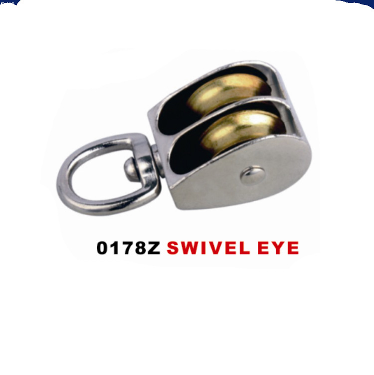 厂家生产锌合金滑轮固定滑轮旋转滑轮金属单双滑轮尼龙滑轮