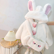 2025女宝秋冬新款女童棉服棉袄中小童加绒加厚冬季洋气外套童装