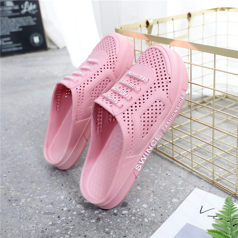 Neue Material Hälfte Baotou Höhle Vogel S Nest Casual Klettern Rafting Big Boy Damen Paar Garten Hausschuhe_voghion.com